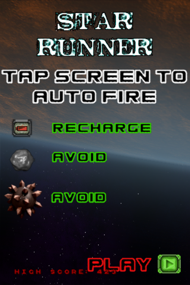 Screenshot Star Runner Screenshot Star Runner